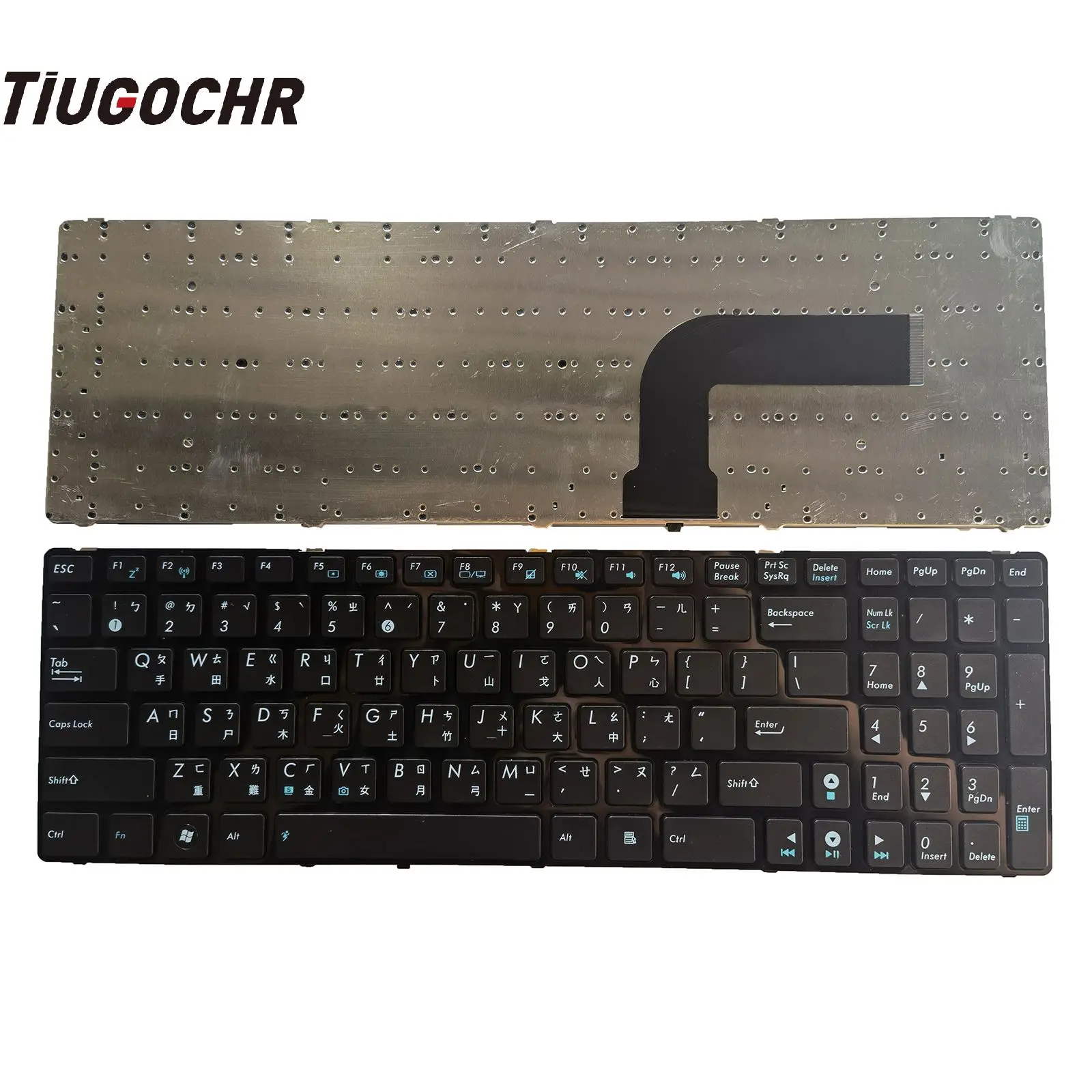 

Black TW Keyboard White Frame For ASUS K52 K52Dr K52DY K52F K52JB K52Jc K52Je