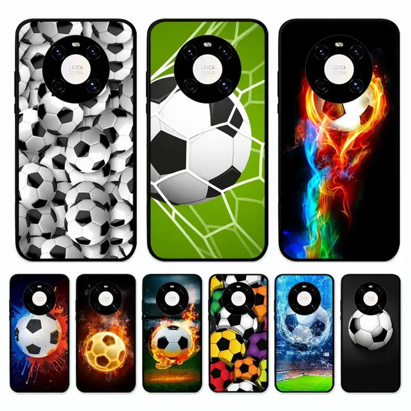 

Football Soccer Phone Case for Huawei Mate 20 10 9 40 30 lite pro X Nova 2 3i 7se