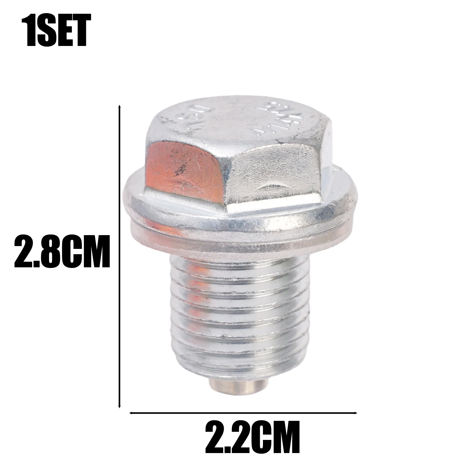 

Магнитная пробка для слива масла M14x1,5, болт из нержавеющей стали с неодимовым магнитом для Honda Hyundai Volkswagen Kia, сверхмощная масляная пробка
