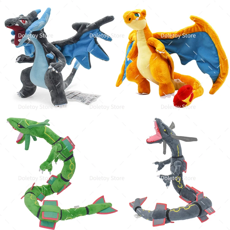 10 шт./лот игрушки Pokemon Charizard X Y Rayquaza блестящие плюшевые оптовая цена |