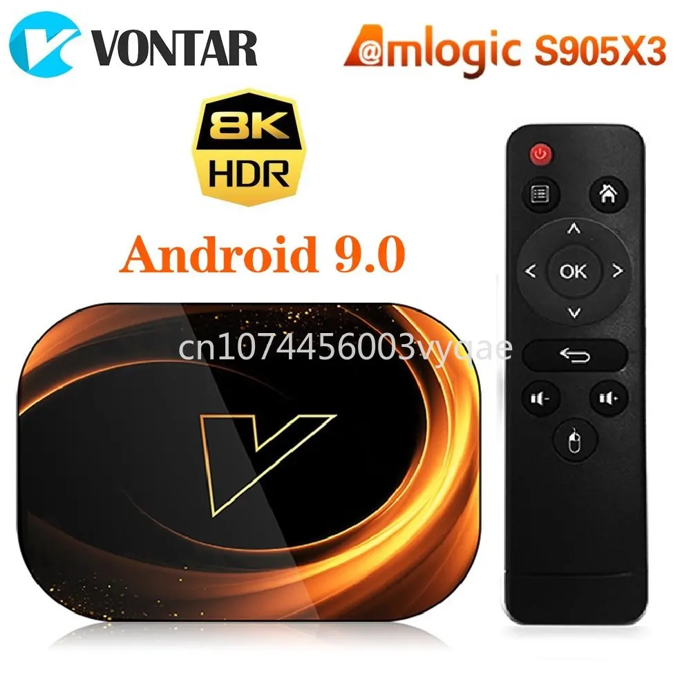 

Vontar X3 Network Player S905x3 Android 9.0 Tvbox 4 128gb