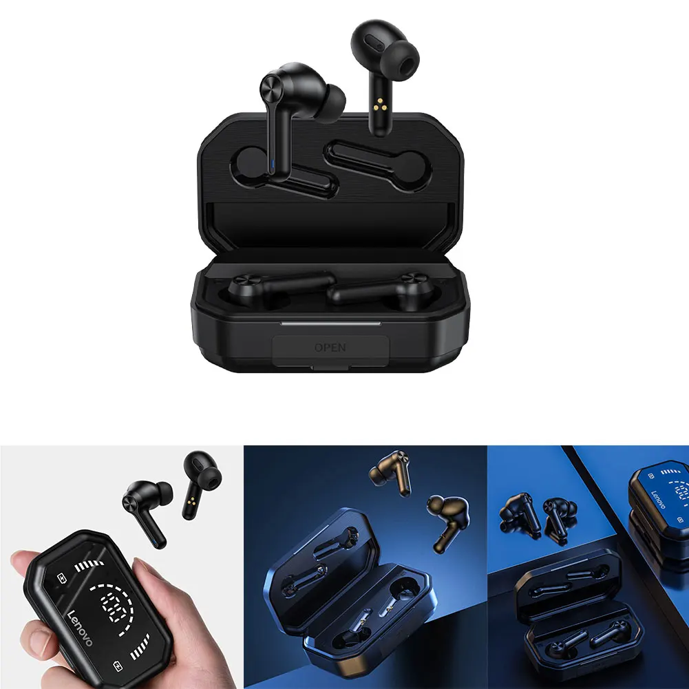 

Беспроводные наушники Lenovo LP3 Pro TWS Bluetooth 5,0, наушники со светодиодным индикатором мощности, спортивные наушники с шумоподавлением