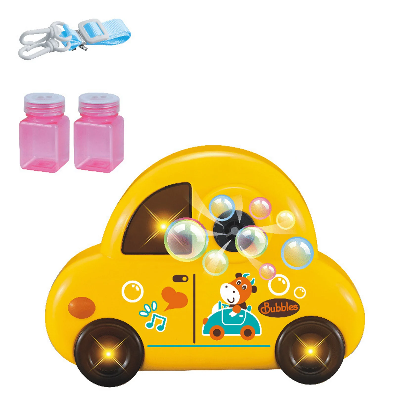 

Kids Bubble Machine Children'S Bubble Machine Automatic Bubble Blower Hand Push Car Automatic Bubble Machine For Kids Toddlers