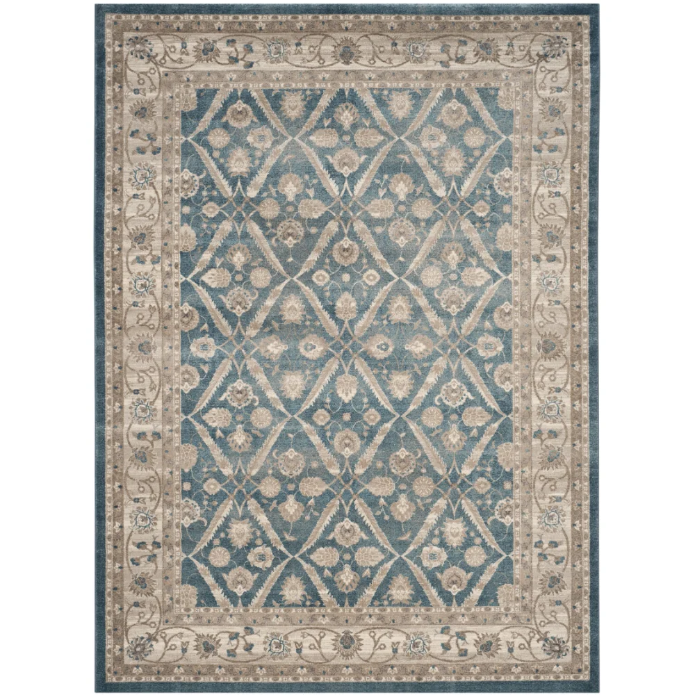 

SAFAVIEH Sofia Jerrod Floral Bordered Area Rug, Blue/Beige, 9' x 12'