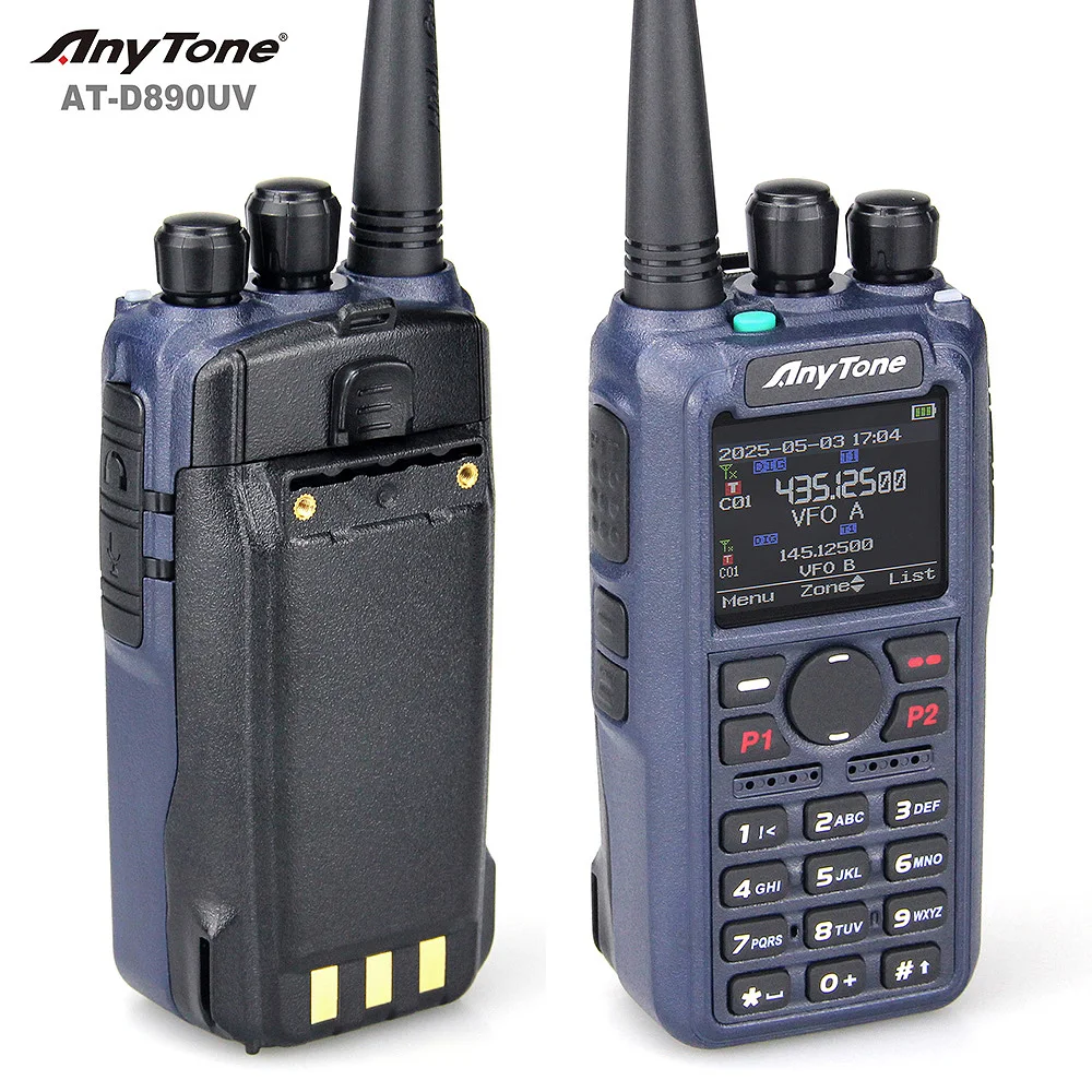 Фото Рация Anytone AT-D890UV, новейшая модель, цифровая DMR и аналоговая двухдиапазонная рация №2