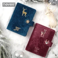 never christmas 2022 new year agenda planner organizer weekly plan binder binding notebooks cute deer girl diary gift stationery