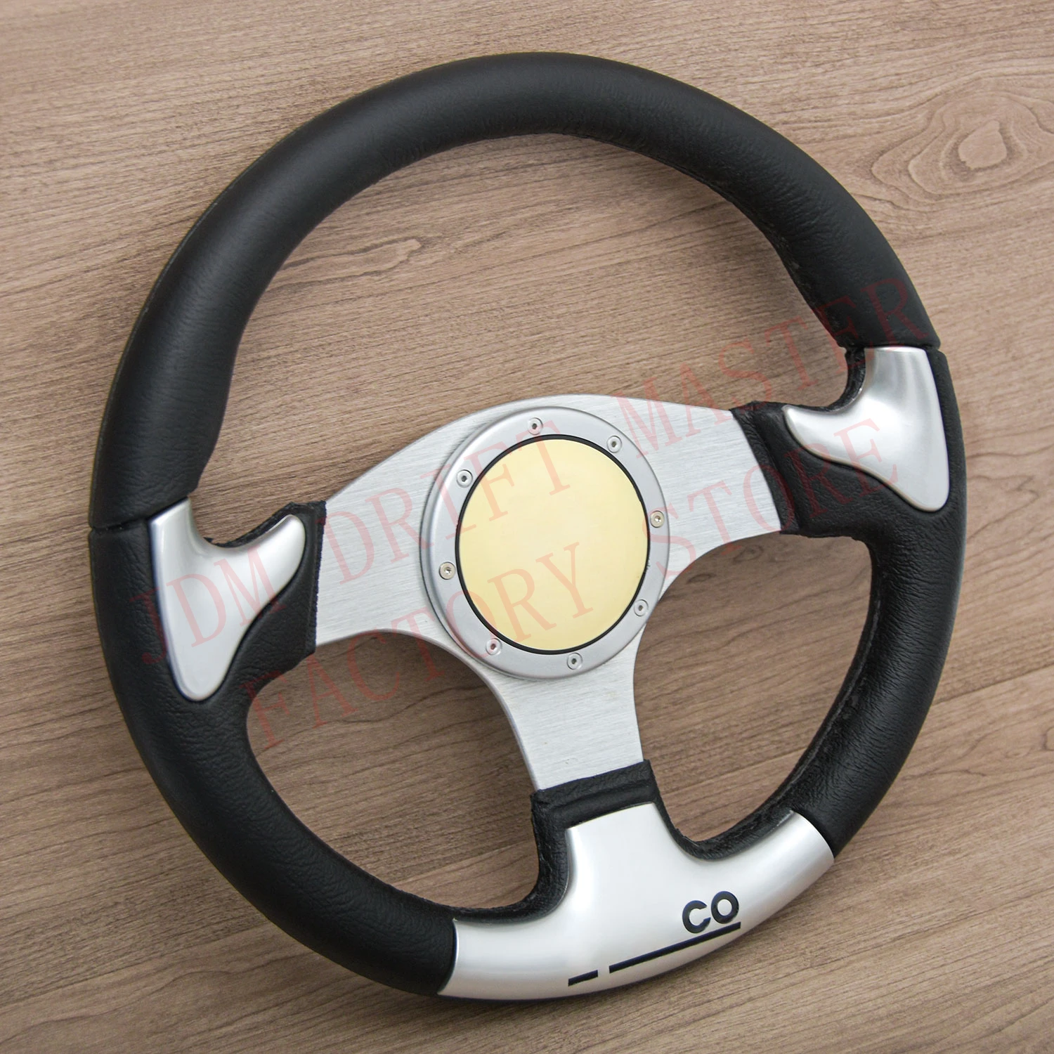 14-дюймовый 350-мм автомобильный спортивный кожаный руль гоночного типа для