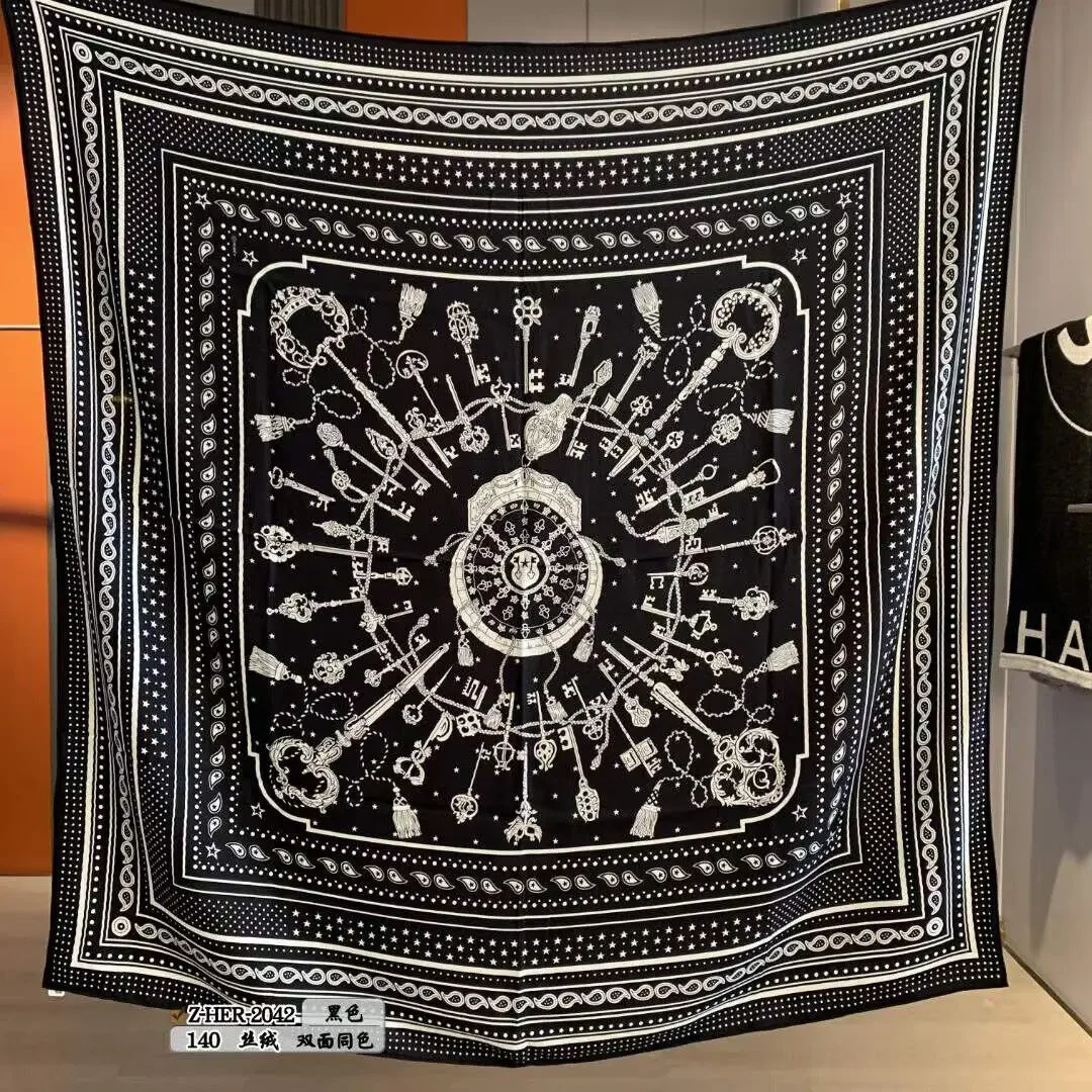 Роскошный 70% кашемировый 30% шелковый шарф