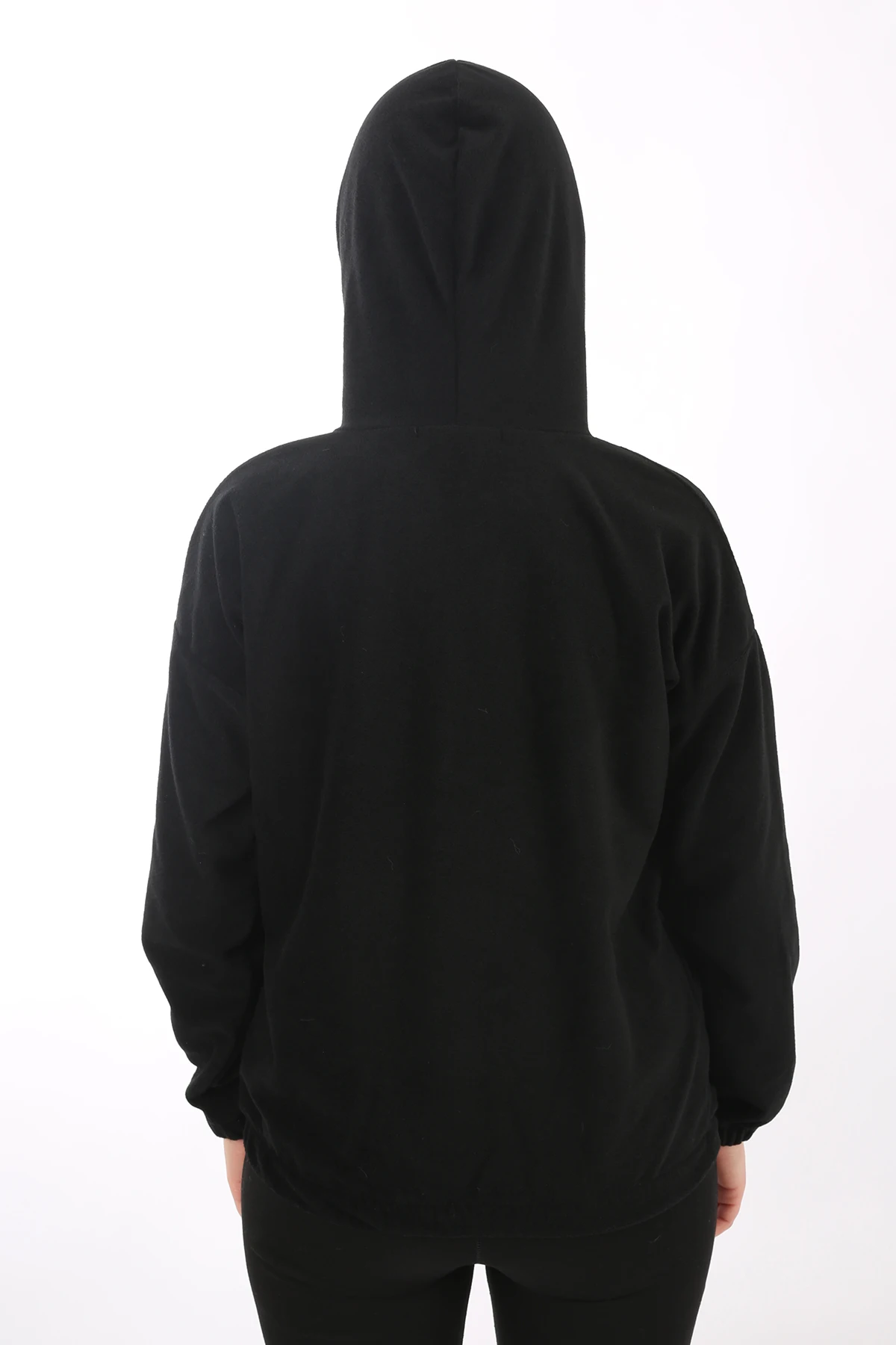 

Waist and Arm Wheel Hooded Fleece Women 'S Sweat SR584