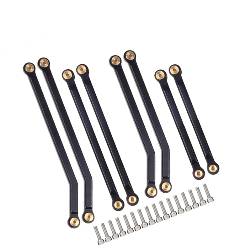 

8 шт. ЧПУ высокоточные звенья 4 звенья Набор для осевого SCX24 C10 AXI00001 JLU AXI00002 Bronco AXI00006 1/24 RC Crawler