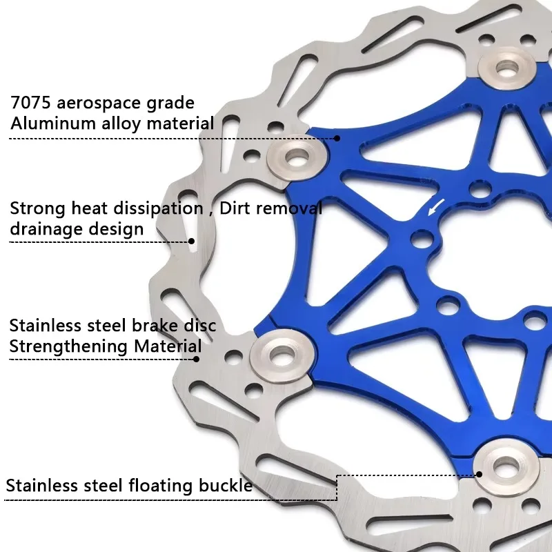 1 шт. SNAIL велосипедный дисковый тормоз 160/180/203 велосипедные плавающие роторы из