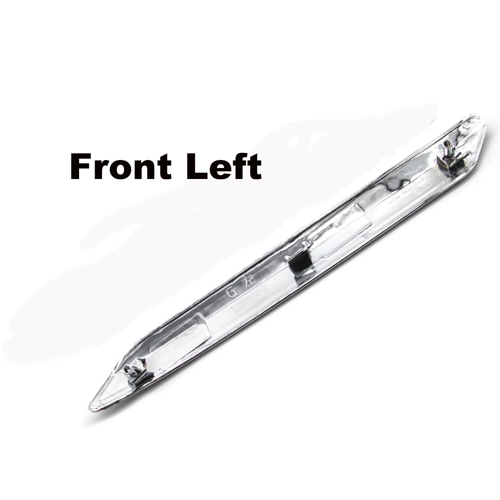 

Передний левый и правый бампер автомобиля, хромированная накладка для Citroen C5 X7 07-15, защита от царапин, хромированная декоративная накладка