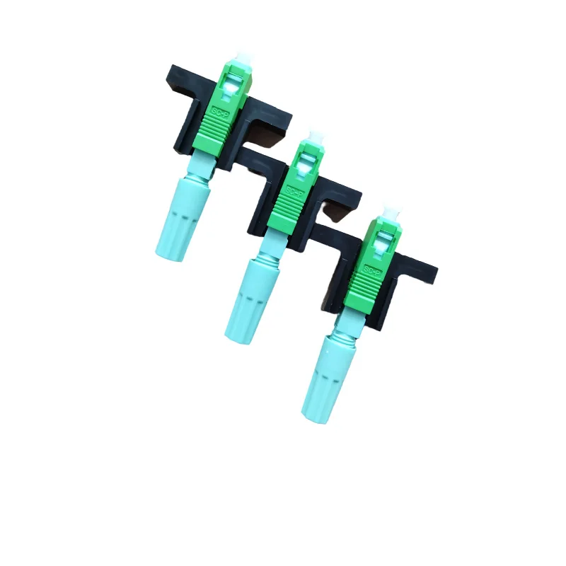 

.. High Quality 58MM SC APC SM Single-Mode Optical Connector FTTH Tool Cold Connector Tool Fiber Optic Fast Connnector