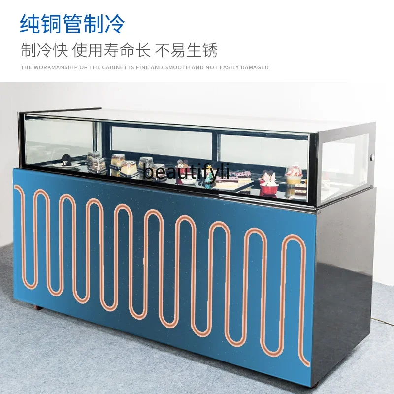 Прямоугольная стойка для торта холодильный шкаф-витрина барный коммерческий