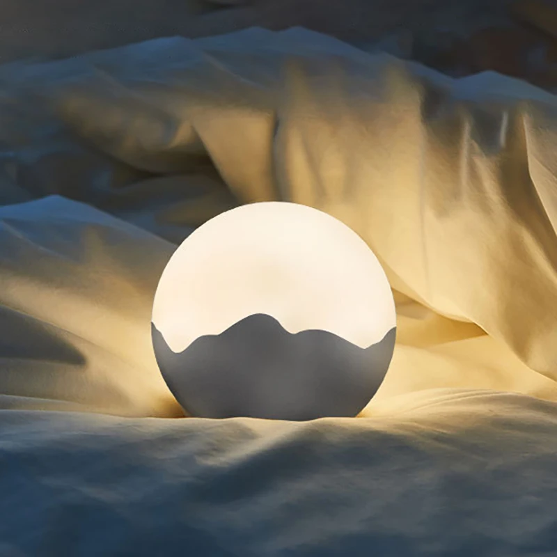 

LED Night Light Touch Dimming Kids Bedside Lamp USB Rechargeable Cabinet Lighting Eye Protection Portable Light for Home