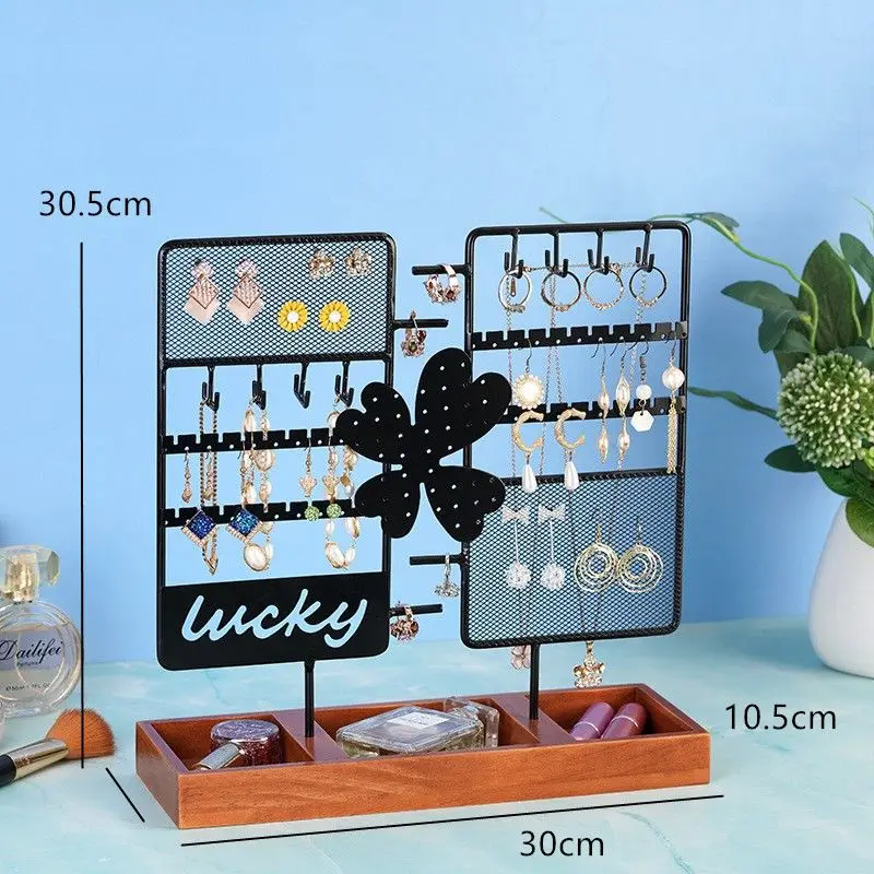 144 Holes Stand Jewelry Display Organizer Earrings Pendants Bracelets Jewelry Holder Earrings Storage Rack