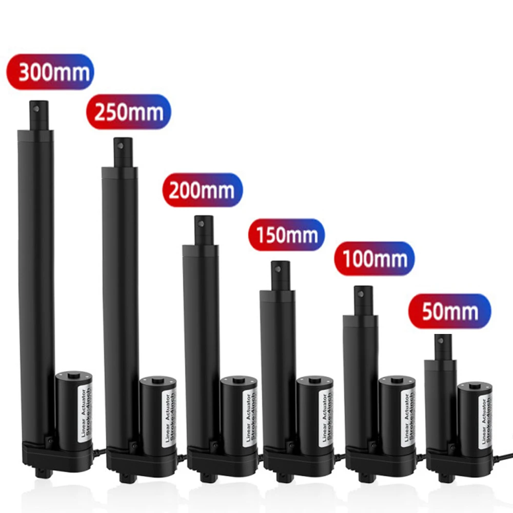 RF Linear Actuator DC 12V 1500N 30W Metal Gear DC Electric Drive Window Opener Linear Motor 50mm-250mm Stroke Length images - 6