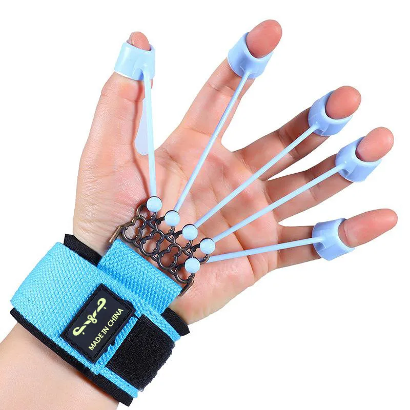 

Portable Hand Gripper Silicone Finger Expander Hand Grip Wrist Strength Trainer Finger Exerciser Resistance Band Fitness