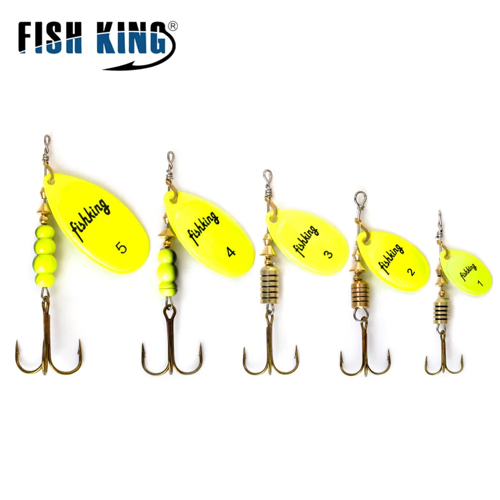 Приманка для спиннинга FISH KING, 3,9 г, 4,6 г, 7,4 г, 15 г, искусственная металлическая приманка в виде ложки с тройными крючками, искусственная приманка для ловли окуня рыболовные товары силиконовые приманки блесна н (art.: 3920bd95c2ec6) - 3920bd95c2ec6