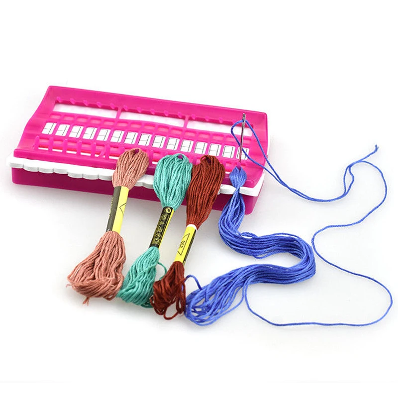 

Practical Sewing Floss Thread Organizer Holder 30 Positions Cross Stitch Row Line Embroidery Floss Sewing Tool Accessories DIY
