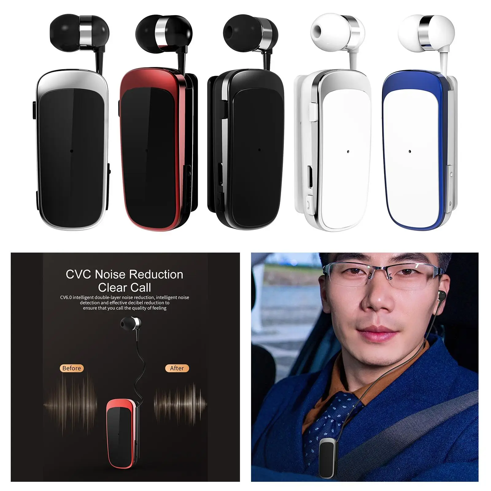 Беспроводная Bluetooth-гарнитура Fineblue K52