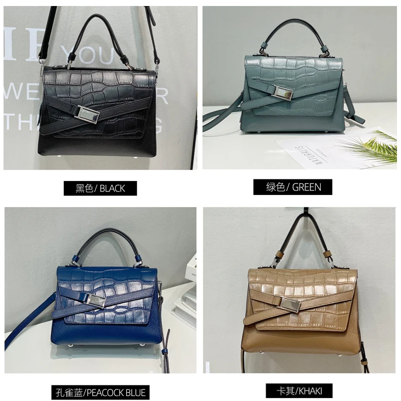 Новинка Лето 2021 легкая роскошная женская сумка-мессенджер из натуральной кожи с