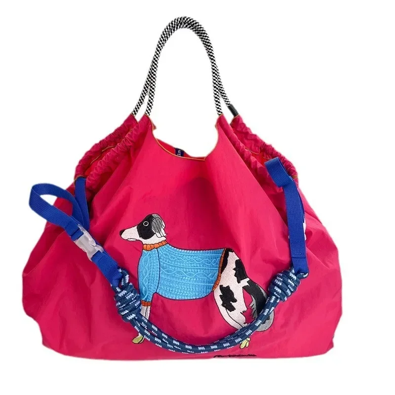 Новинка 2024 холщовая сумка для подмышек пригородная сумка-тоут маленькая через