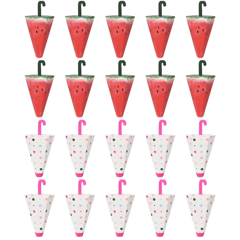 

20 шт., портативная коробка для печенья, контейнер для хранения, Мультяшные бумажные коробки для конфет