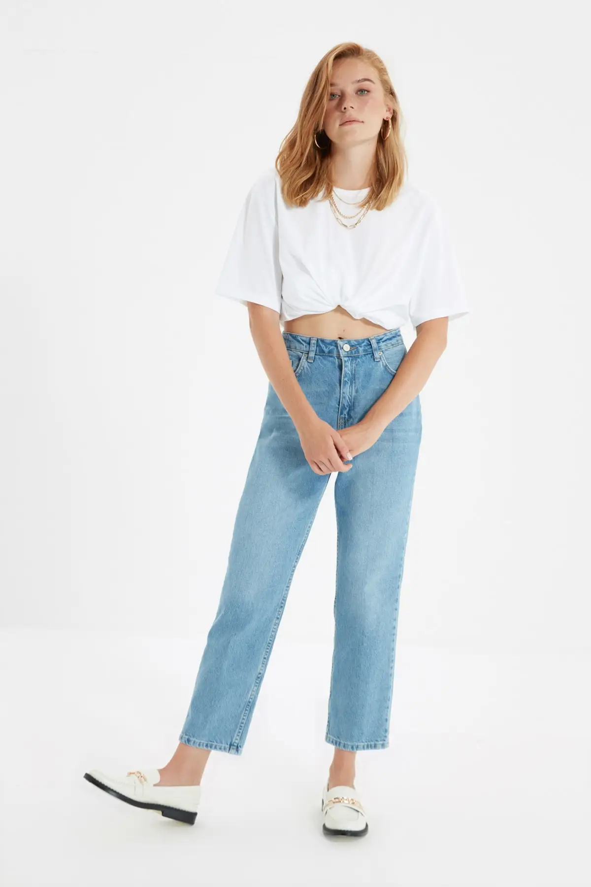 

Железные узкие джинсы TWOAW22JE0188