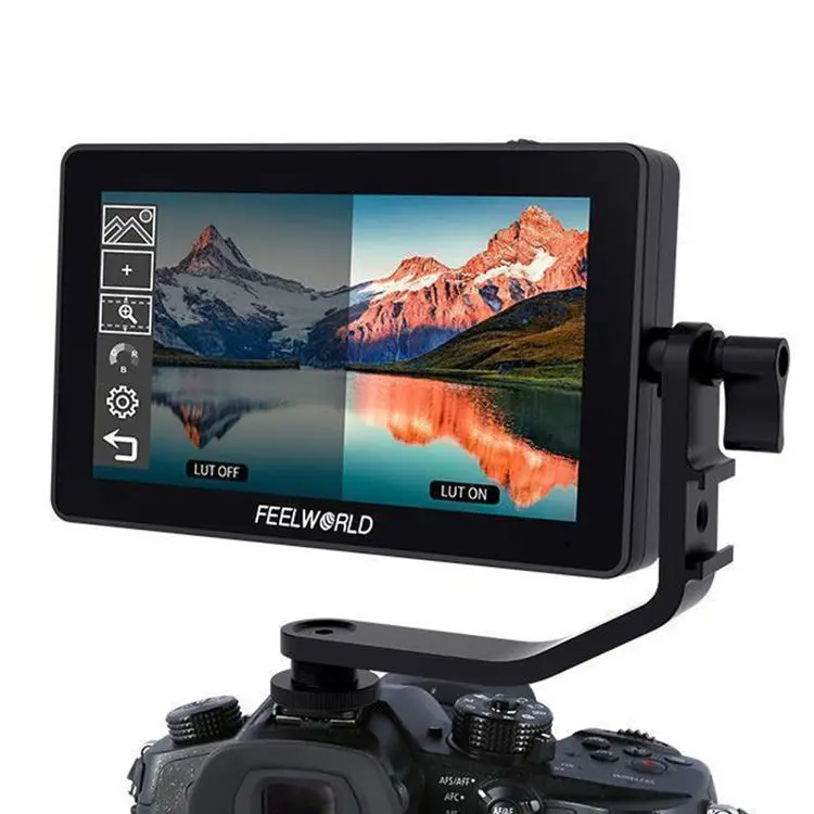

Feelworld F6 PLUS 5.5Inch Aluminum Alloy Touch Screen monitar with 4K Micro Single LCD Display for sany Nikon camare