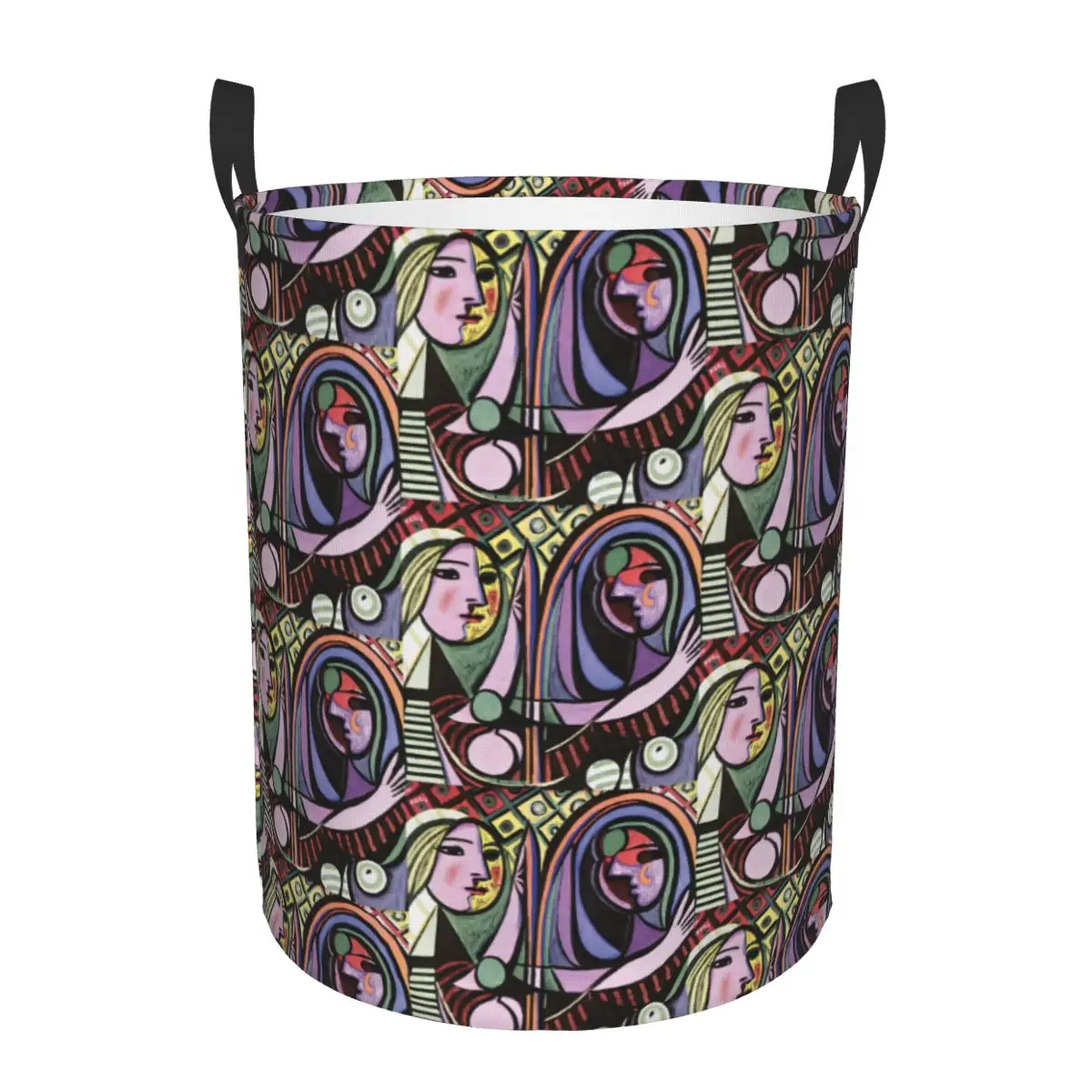 Корзина для белья Девочка перед зеркалом Пабло Пикассо складная корзина одежды