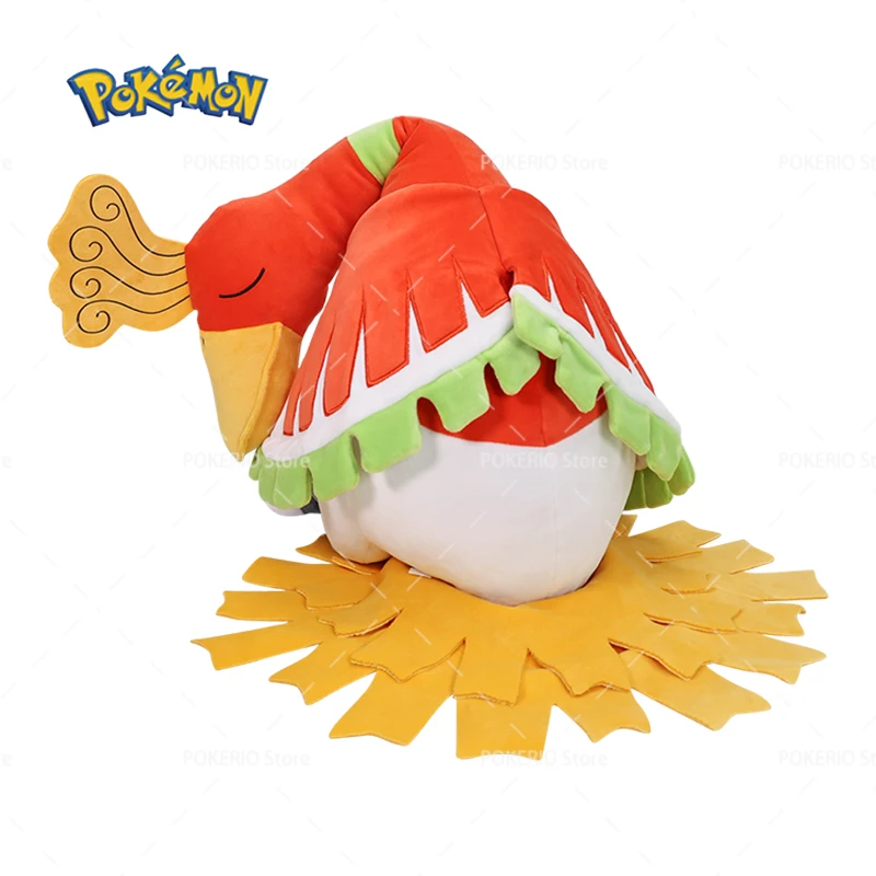 Фото Большой размер Pokemon плюшевая серия для сна Ho-Oh мягкая кукла мягкий снорлакс Umbreon Fuecoco Chikorita подушка Peluche игрушка Рождественский подарок №3
