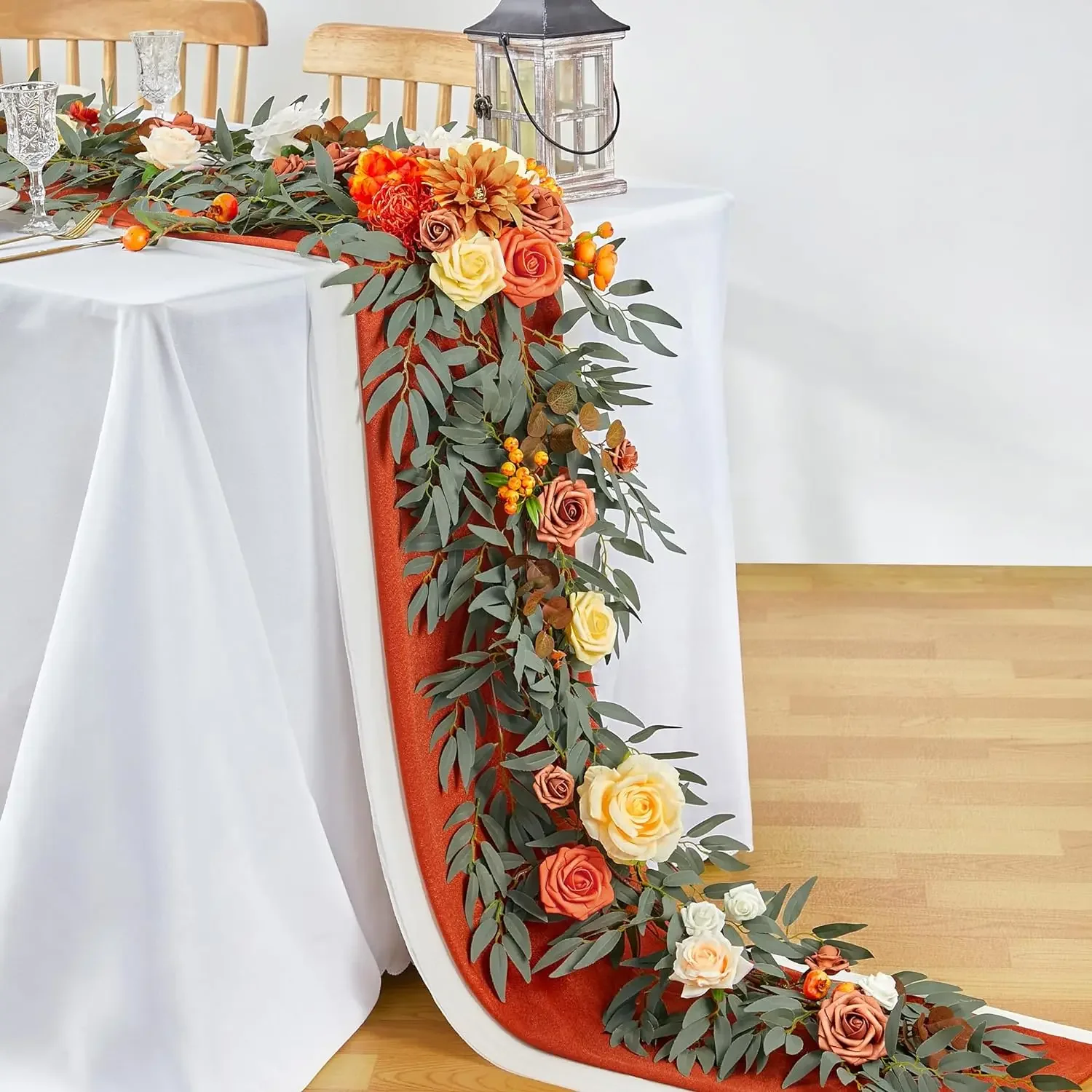 

Искусственный цветок эвкалипта в деревенском стиле, 8, 8 футов/6 футов, гирлянды, оформление свадебной вечеринки