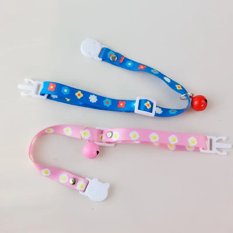 Новые красивые ошейники для кошек с фруктовым принтом и колокольчиками удобное