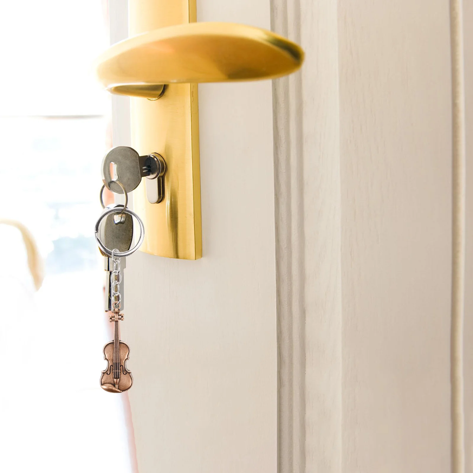 Брелок для гитары крошечный брелок скрипки декора сумки аксессуары подвеска