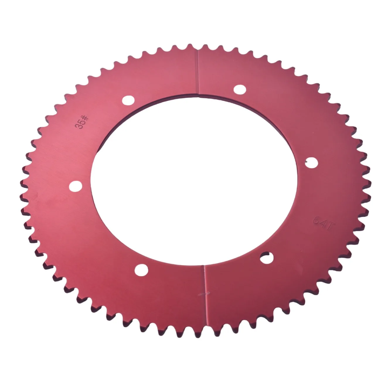 

Split Aluminum Sprocket 64 Tooth For 35 Chain