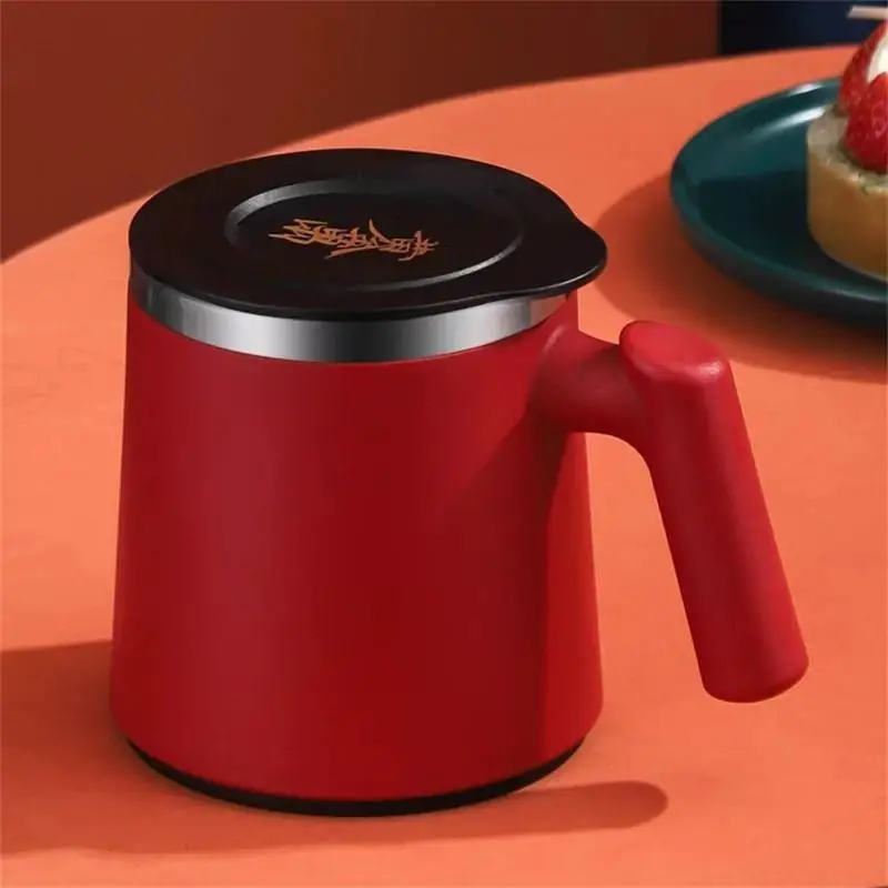 

420ml Coffee Mug 304 Stainless Steel Vacuum Flask Leakproof Milk Cups With Lid Kitchen Drinkware Breakfast Cup Tea Mugs Gift