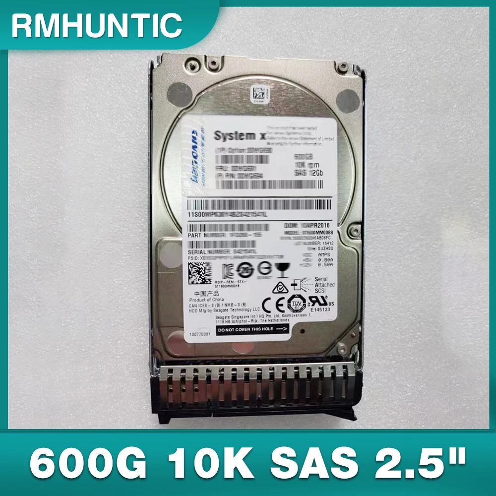 For IBM Server Hard Disk 00WG690 00WG691 600G 10K SAS 2.5