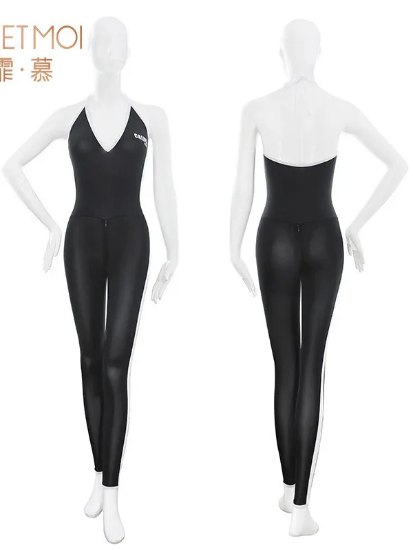 Летняя модная экзотическая женская одежда с подвесным вырезом милая свежая