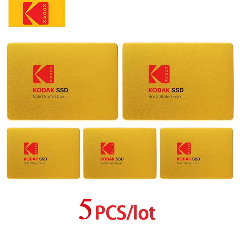 Kodak SSD 5PCS SATA3 120GB 240GB 480GB 960GB Hdd Hard Disk Disco 2.5 