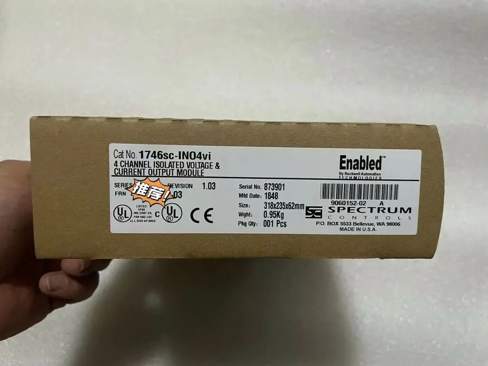 

Новый заводской герметичный модуль 1746sc-INO4vi SLC 500 (фотография доставки)