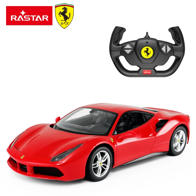 

Rastar Ferrari 488 GTB RC Car 1:14 Scale Remote Control Cars Model Toy Gift Collection For Children Adults