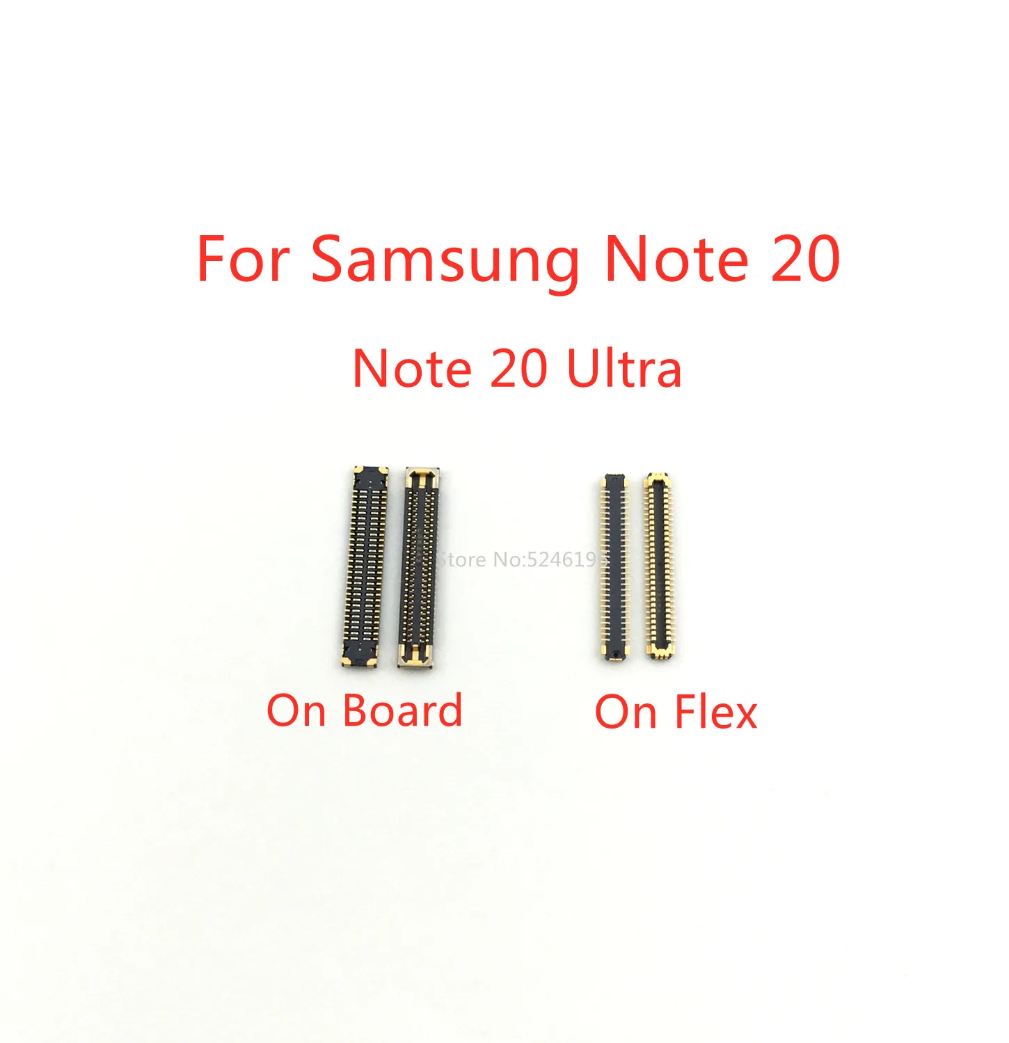 

5-10Pcs LCD Display Screen Flex FPC Connector 56Pin For Samsung Galaxy Note 20 Note 20Ultra Note20 Ultra Note20U Plug On Board