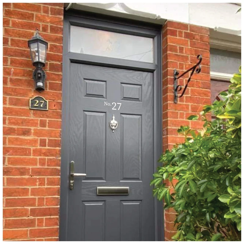 Персонализированная почтовая коробка с номером дома для входной двери и улицы