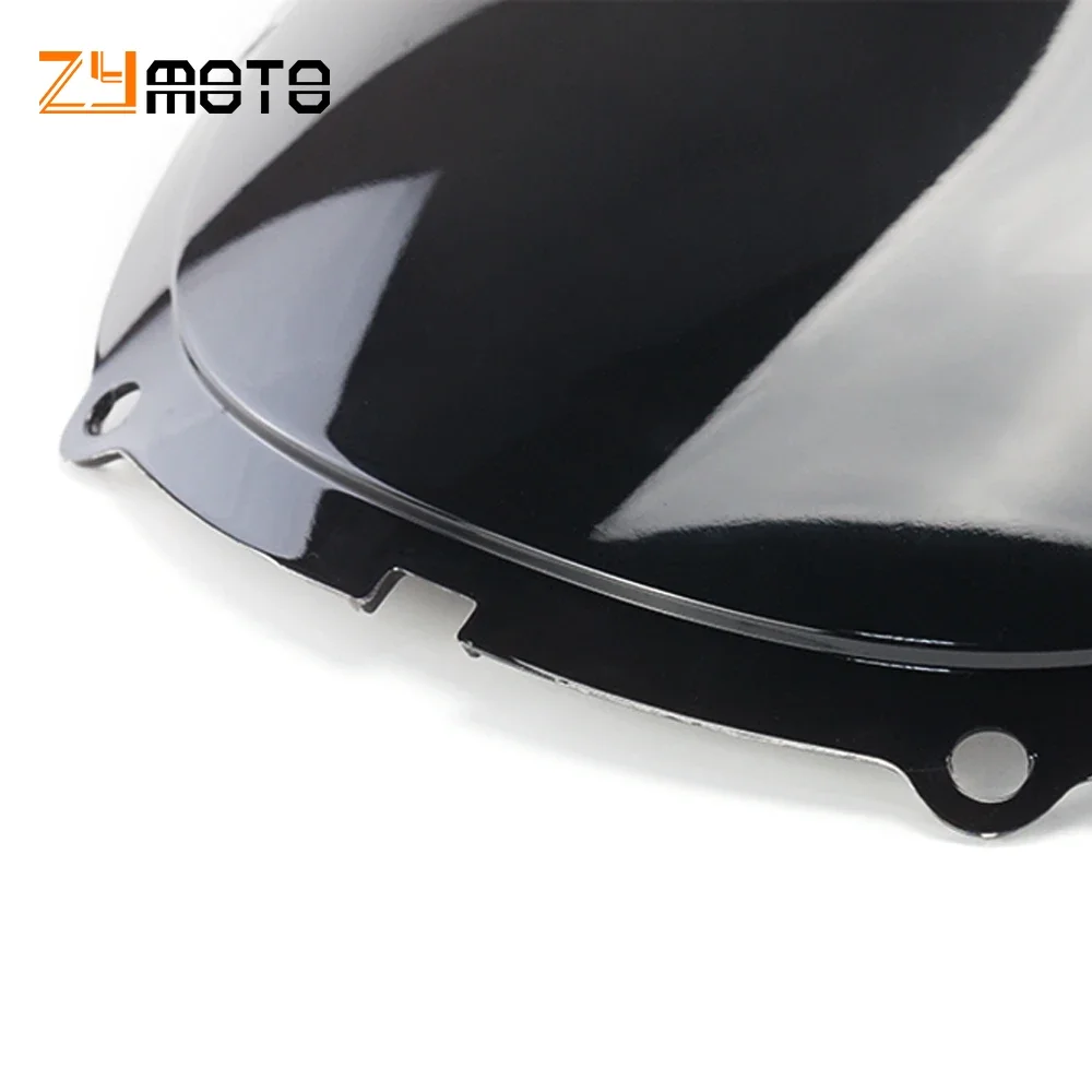 Лобовое стекло мотоцикла с двойным пузырем для HONDA CBR600 F4 1999 2000 черный прозрачный