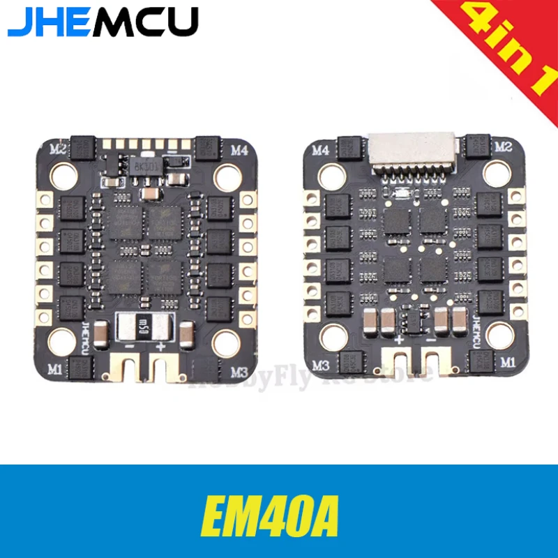 JHEMCU EM40A blheli _ S ESC DShot600 2-6S 4 в 1 бесщеточный для FPV гонок Фристайл микро дроны DIY части