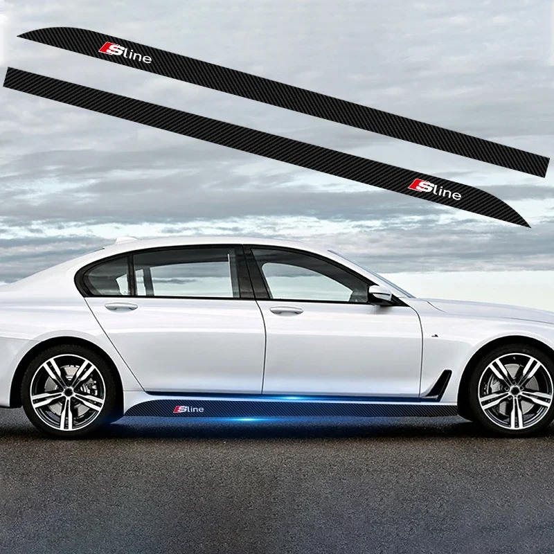 2 шт. боковая юбка на дверь автомобиля наклейка кузов художественные наклейки из