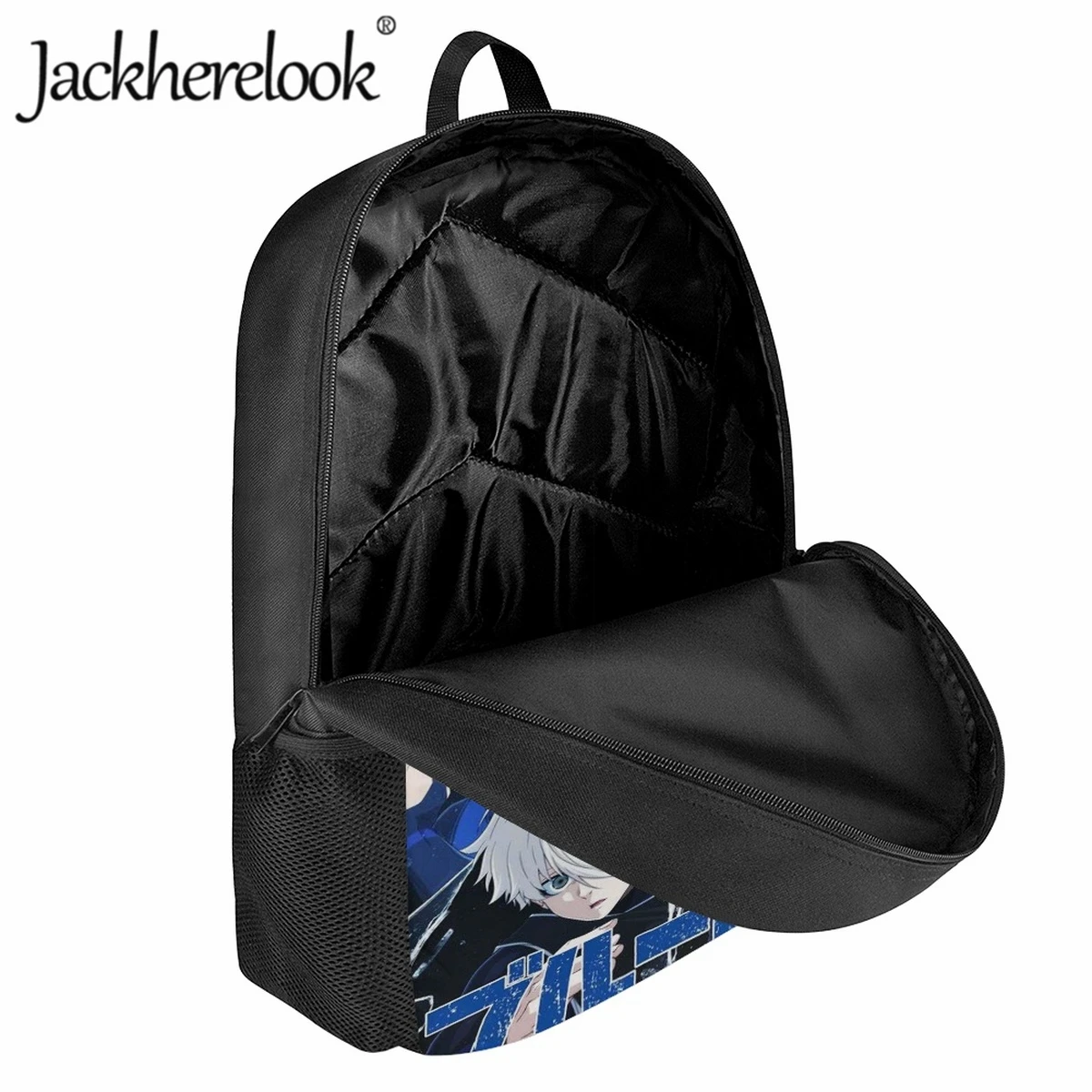 Jackherelook Anime BLUE LOCK Print Customized Schoolbags for Boys Girl's Bookbags Trend Sports Bags School Children Backpacks