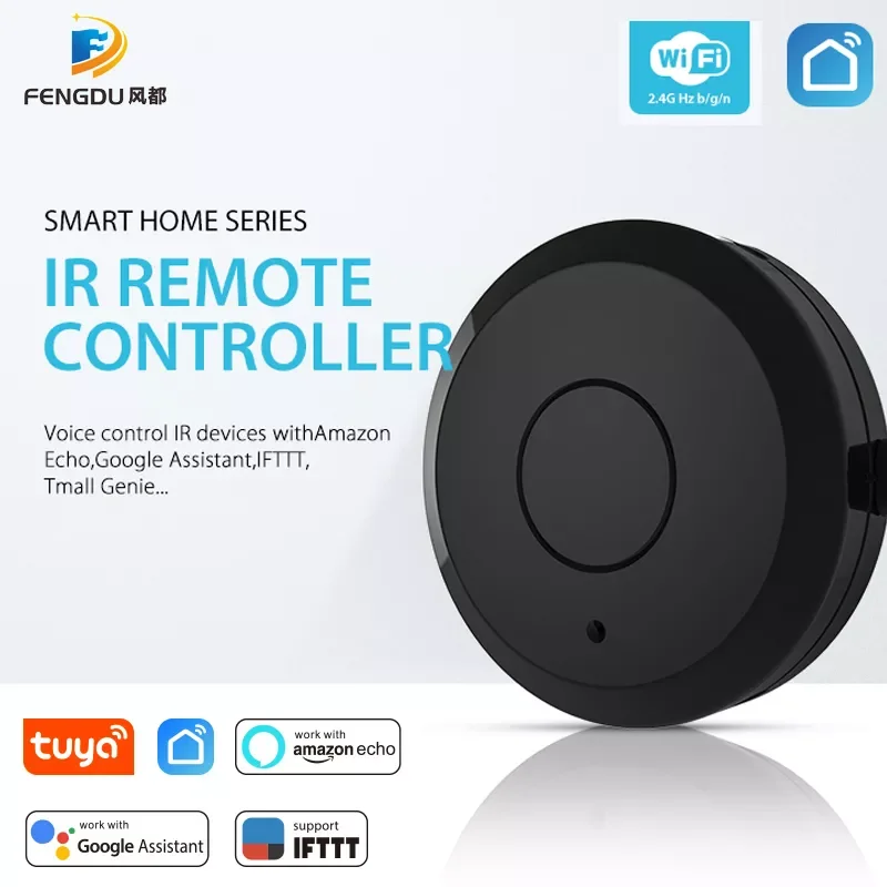

WiFi Smart IR Remote Control Voice Control Smart Home APP with google Assistant Echo Support all IR-enabled Home