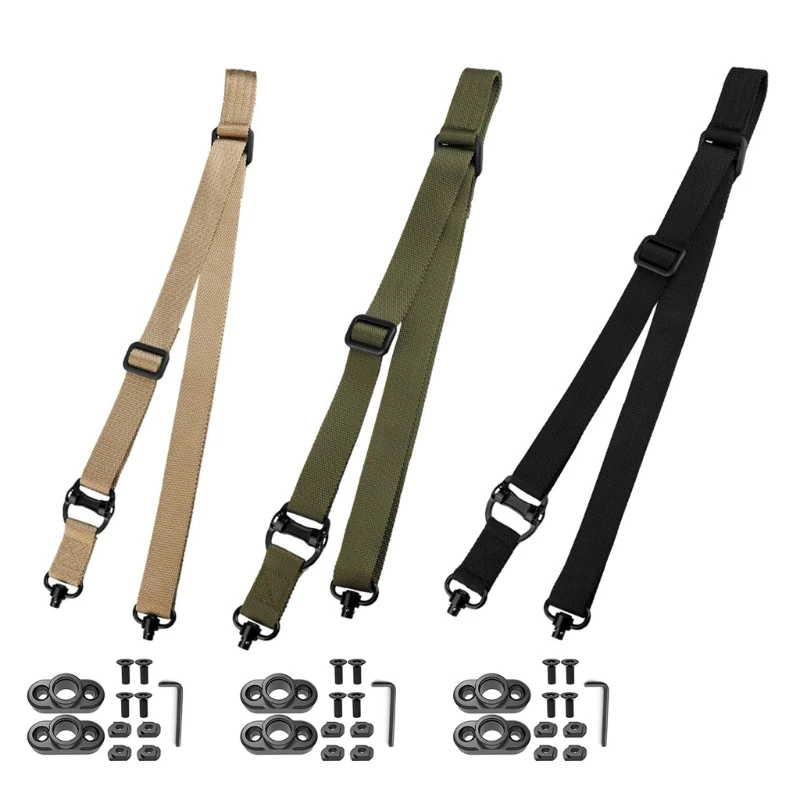 

B36F Nylon Shoulder Belt Sling Strap Rope with Metal Hook for Outdoor Two Point Sling